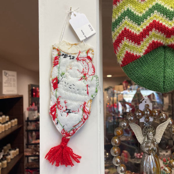 Moxie - 1987 Felt & Sequin Santa Tassel