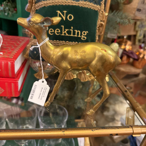 Brass reindeer