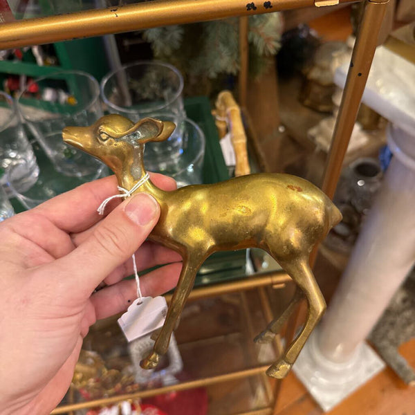 Brass reindeer