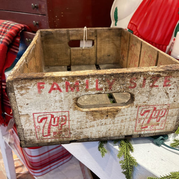 JFV ~ Vintage 7UP crate