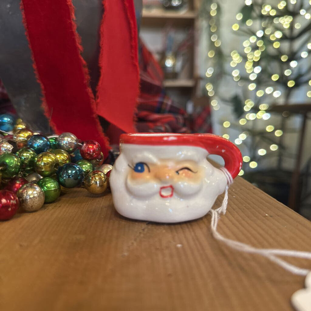 Vintage Holt Howard Mini Santa Mug
