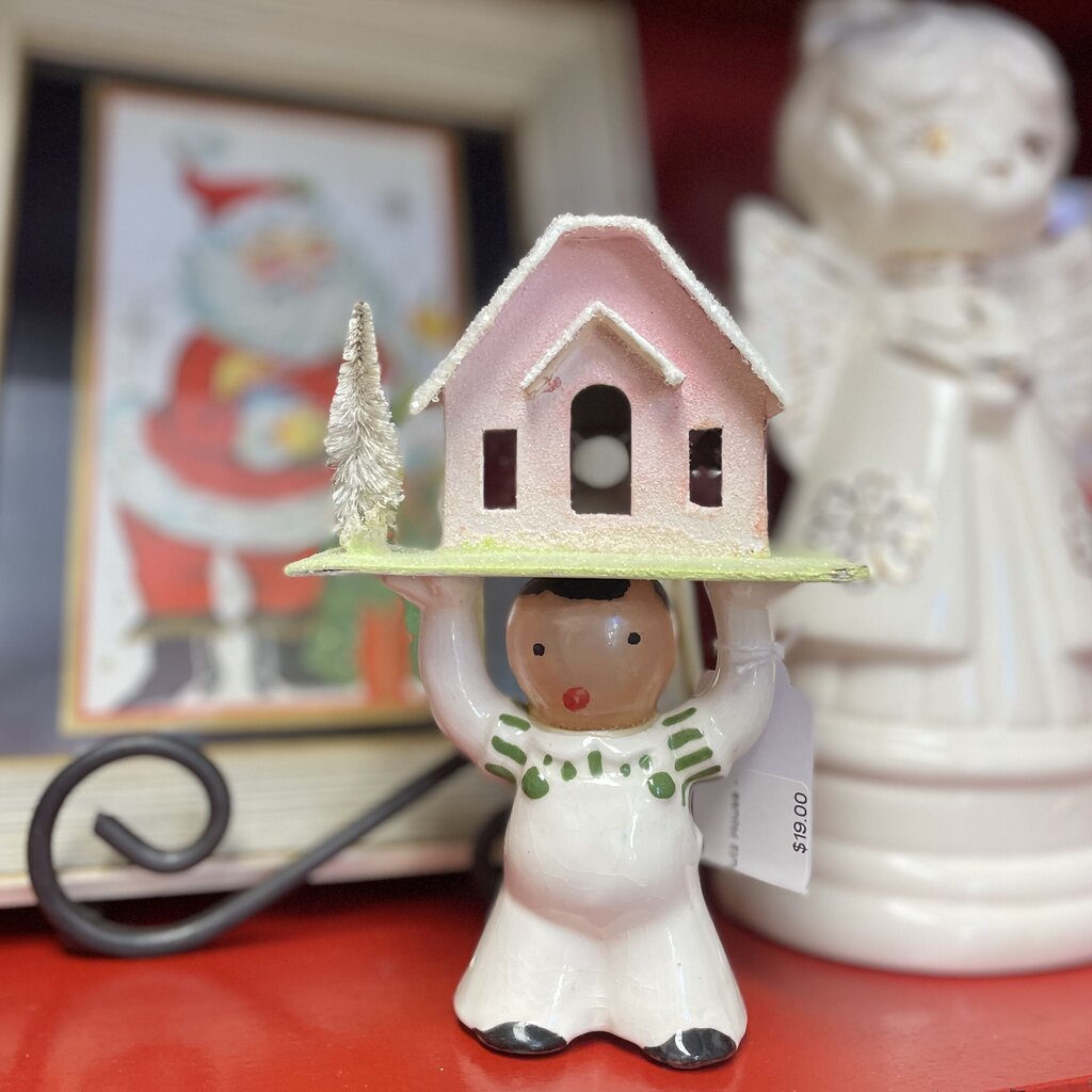 Moxie - Boy Holding Putz House - 5.5"