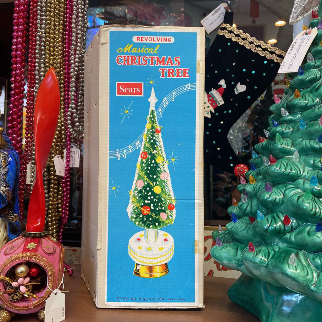 Moxie - Rotating Musical Tree W Orig Box