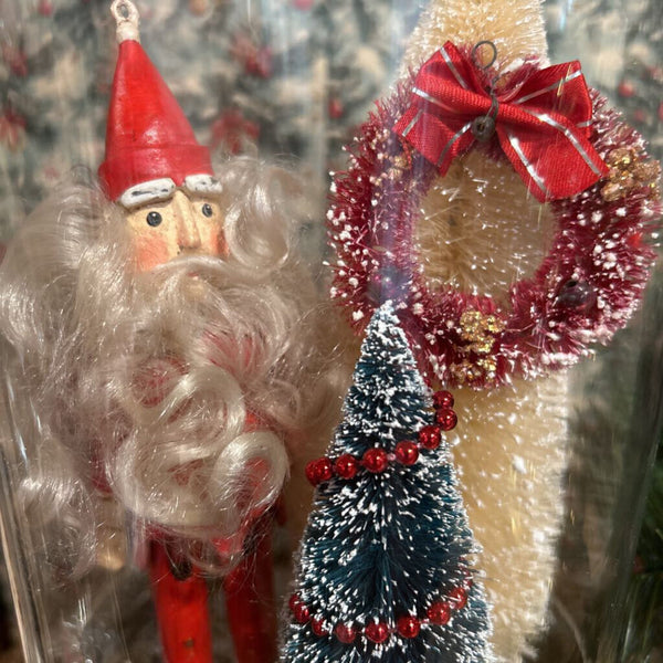 Christmas Vignette Tall Santa