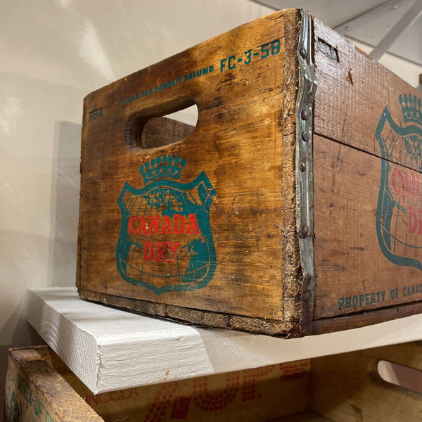 JFV ~ Vintage Canada Dry Crate
