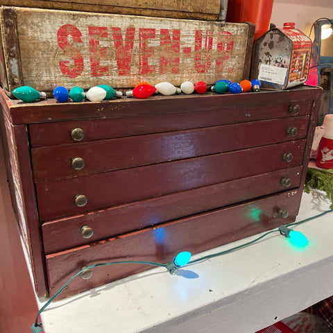 JFV ~ vintage wood drawer cabinet ~ in store pickup only
