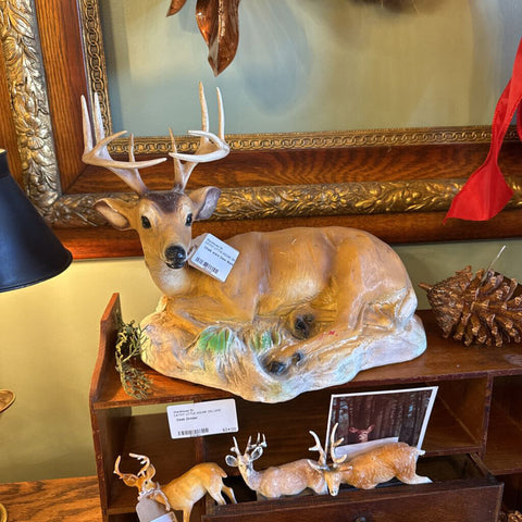 Chalk ware Deer Bank 1950's