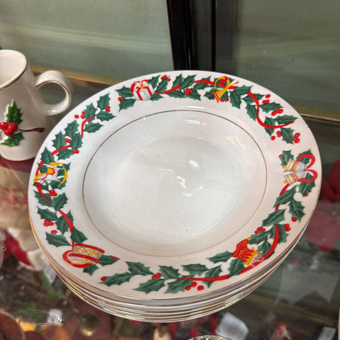 Holiday Pasta Bowls (Set of 6) H1046
