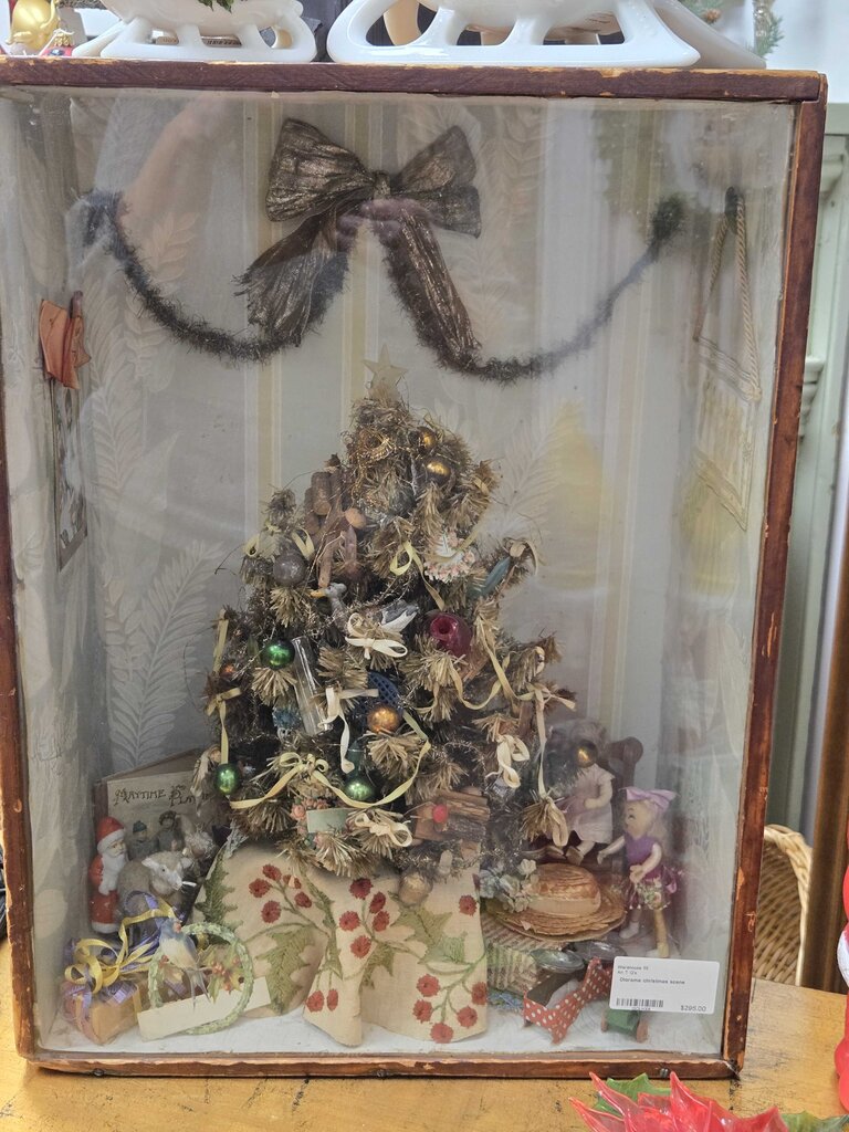 Diorama christmas scene