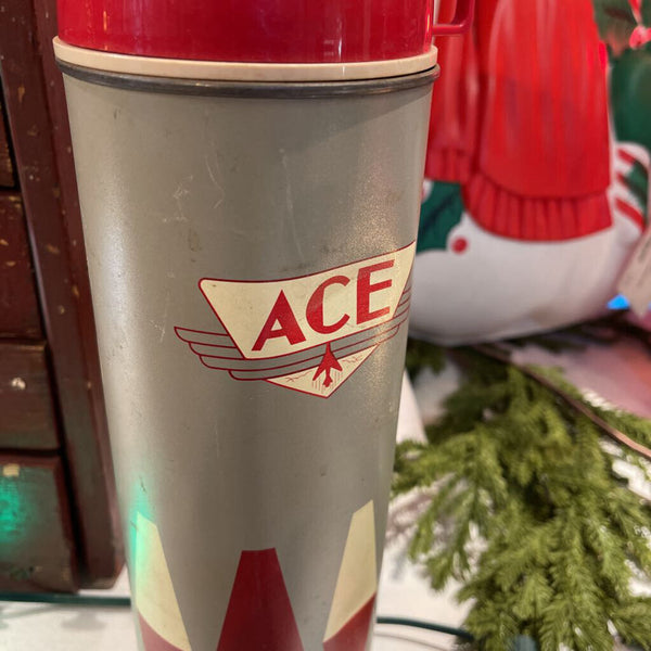 JFV ~ Vintage tall ACE Hardware thermos