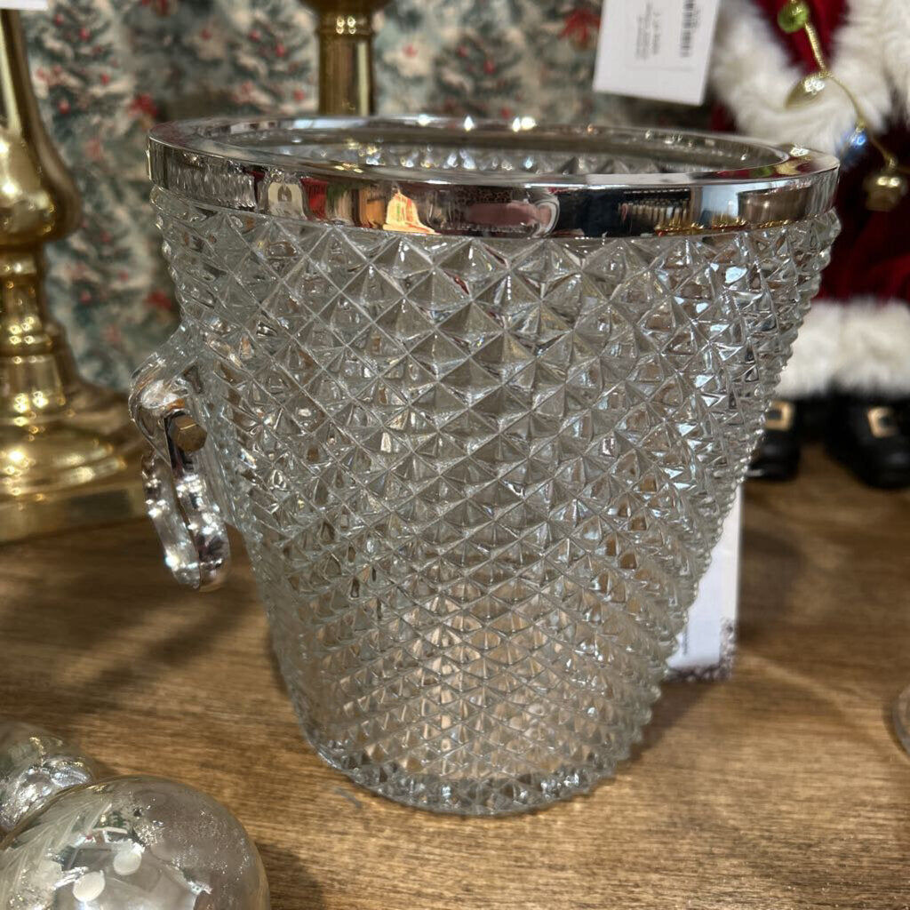 Vintage Crystal Wine/champagne Ice Bucket