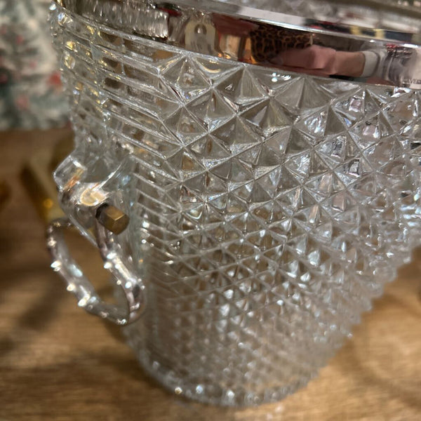 Vintage Crystal Wine/champagne Ice Bucket