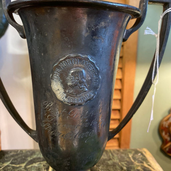 1914 Best Display Trophy Cup 6.5"w x 9"