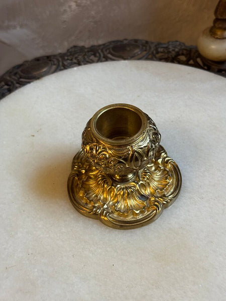 0749 French Brass Candle Holder