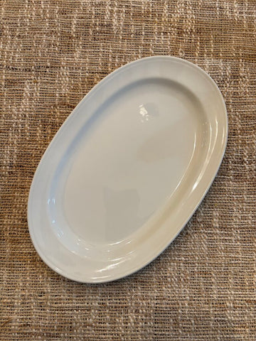 Furstenberg in White Oval Platter, Medium