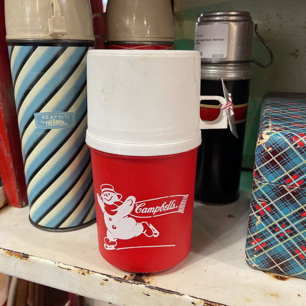 JFV- Vintage Campbell Soup Thermos