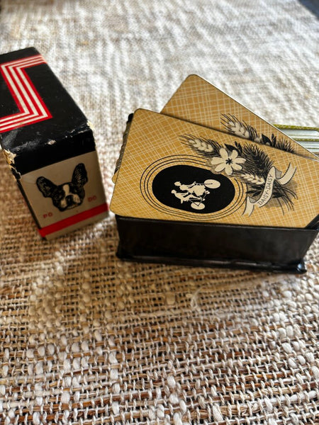 Vintage Peau Doux Double Deck Playing Cards