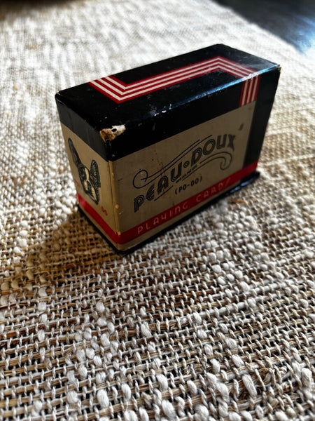 Vintage Peau Doux Double Deck Playing Cards