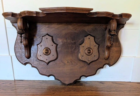 Antique Walnut Shelf 22x7x14