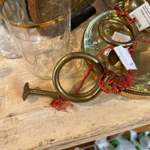Vintage horn ornament