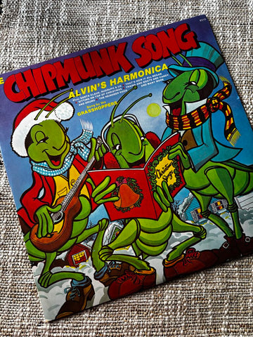 Vtg THE GRASSHOPPERS The Chipmunk Song Album