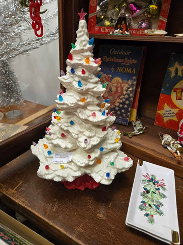 White ceramic tree 18" tall