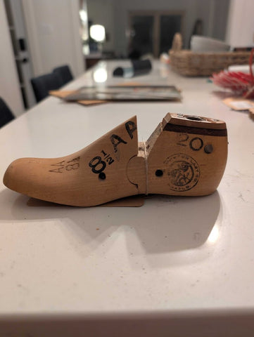 Antique Childs Shoe Form - Right