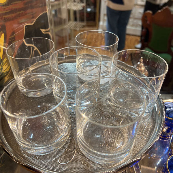 Set of 6 Vintage Rocks Glasses