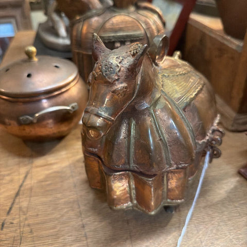 Vintage Indian bronze horse dokra