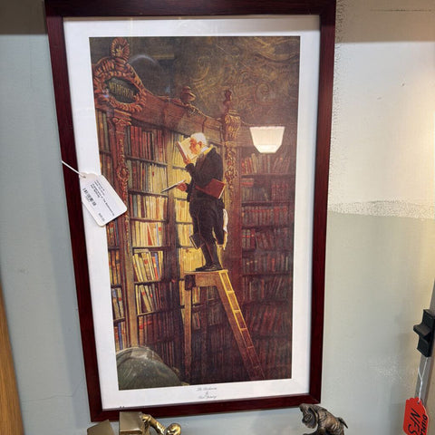 Framed print of The Bookworm by Karl Spitzveg