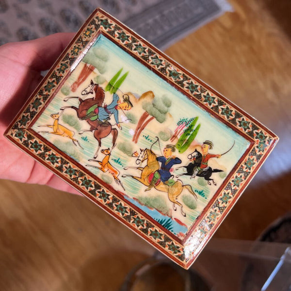 Persian Hand Painted Box