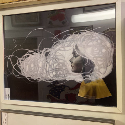 Peace print by local artist Mays Mayhew 17x20in