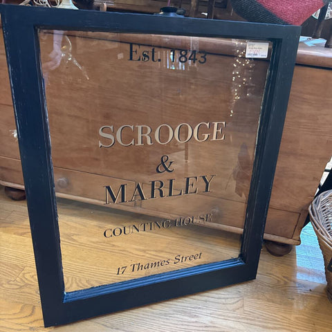 Scrooge Marley Window IN STORE PICK UP ONLY