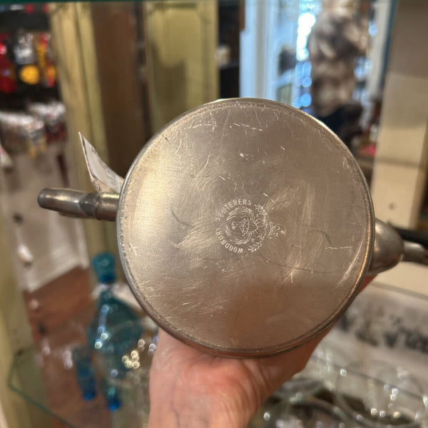 VINTAGE WOODBURY PEWTERERS HOLLOWARE PEWTER TEA POY