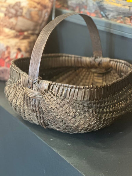 BEAUTIFUL ANTIQUE SPLIT OAK BASKET