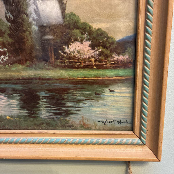 Vintage Robert Woods "Spring Eternal" Framed Art 10 x 12
