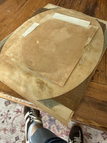 Antique silhouette dated 1799