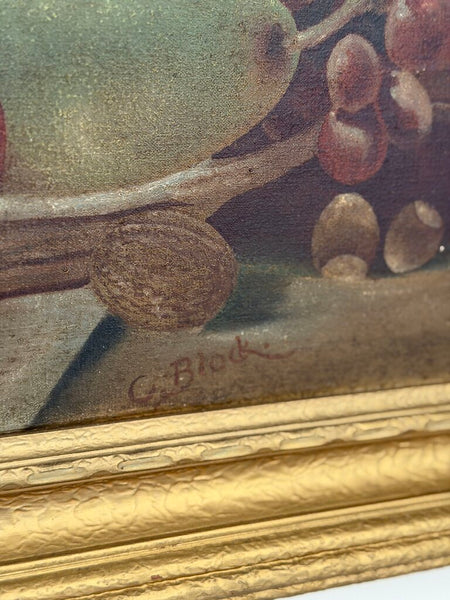 1155 19th Century European Fruit Still LIfe Painting