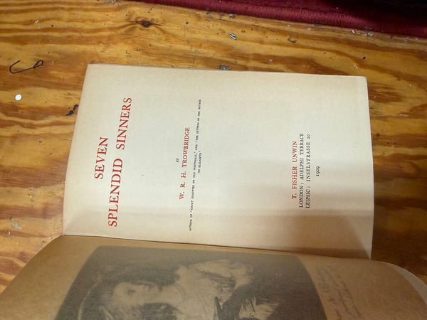 Seven Splendid Sinners Book First Edition W2113