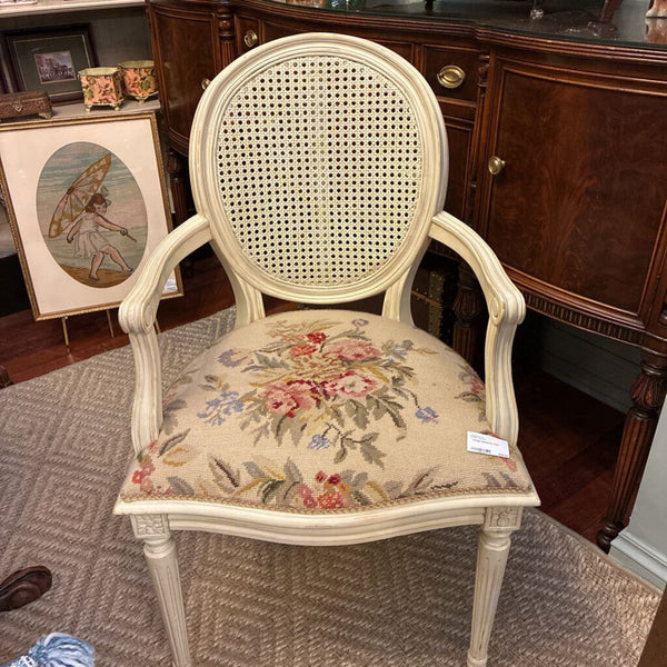 Vintage Needlepoint Chair