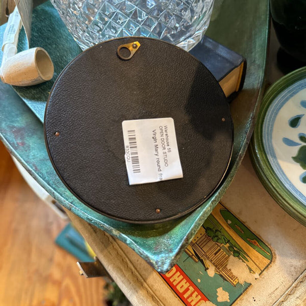 Virgin Mary round frame