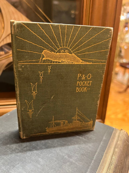 Antique "P&O Pocket Book" Ship Travel Book 1900