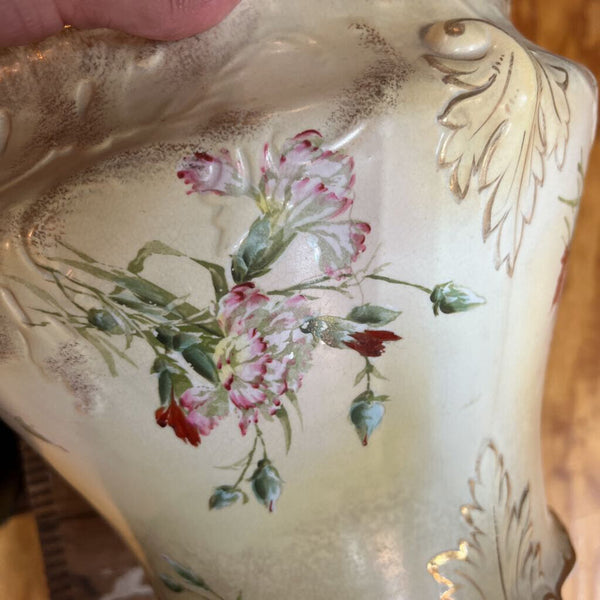 Antique Victorian Hand Painted Gardiner