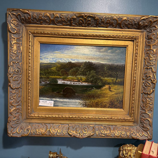 Gorgeous Pastoral Oil Painting 26" x 22"