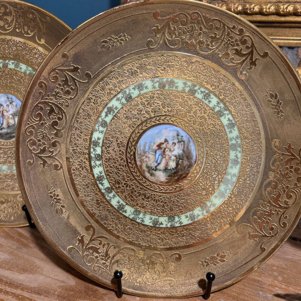 24K GOLD ENCRUSTED PLATE MADE IN BAVARIA