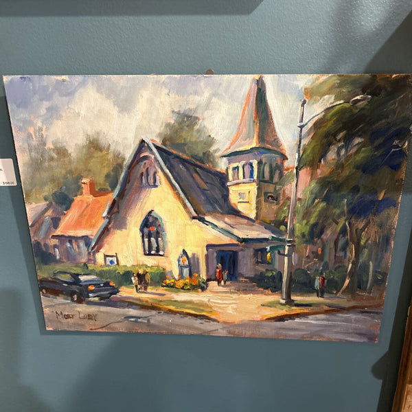 ORIGINAL MORT LUBY OIL PAINTING SIGNED