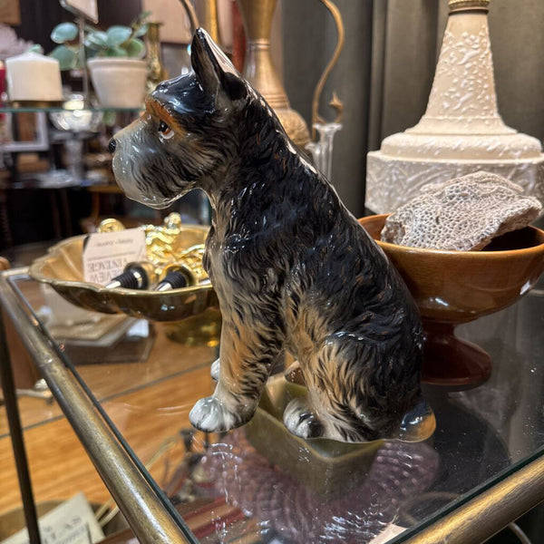 Schnauzer Dog Statue 8" tall W2145