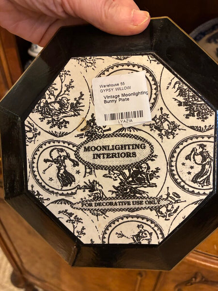 Vintage Moonlighting Interiors Bunny Plate