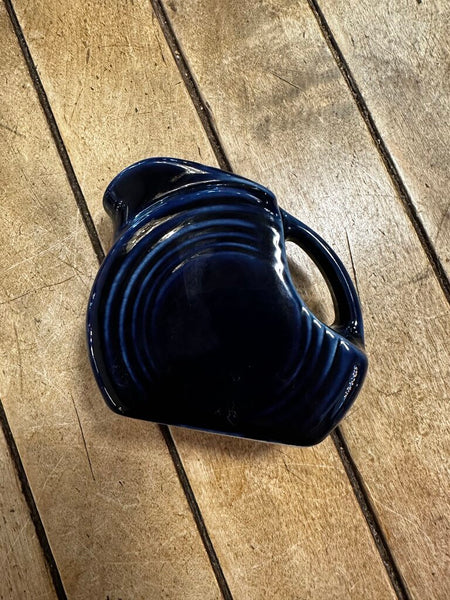 MINI NAVY FIESTA PITCHER / CREAMER 3 1/2"H