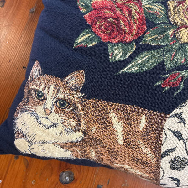 Tapestry Cat Pillow
